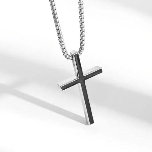 Cross Pendant Locket for Men