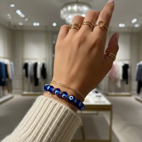 Evil Eye Bracelet for Unisex Fashion Jewellery Adjustable Multi Style Bracelet