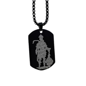 Hanuman Chalisa Locket Pendant with Chain for Men