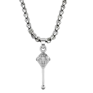 Lord Hanuman Gada Pendant Necklace for Men
