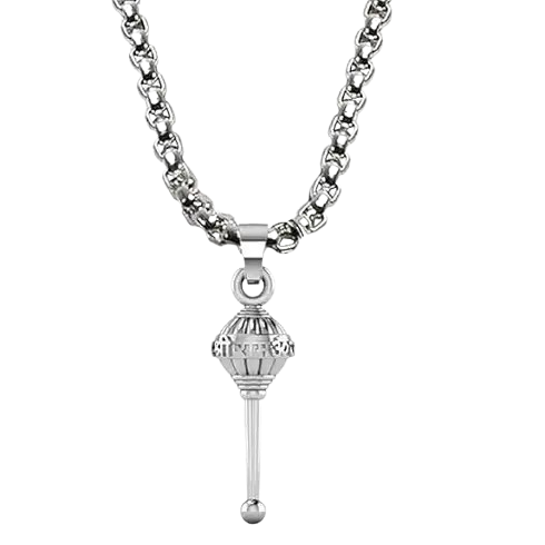 Lord Hanuman Gada Pendant Necklace for Men