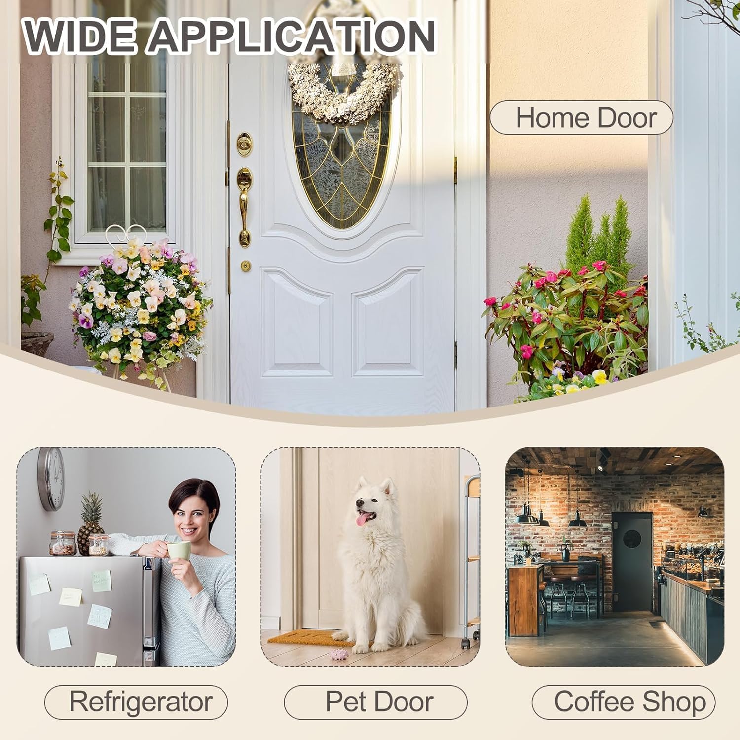 Wooden Door Chime with Brass Bell for Home