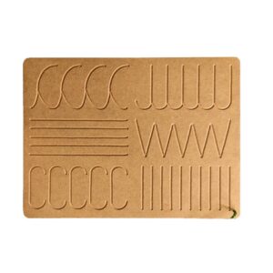 Baby Line Patterns Wooden Tracing Board