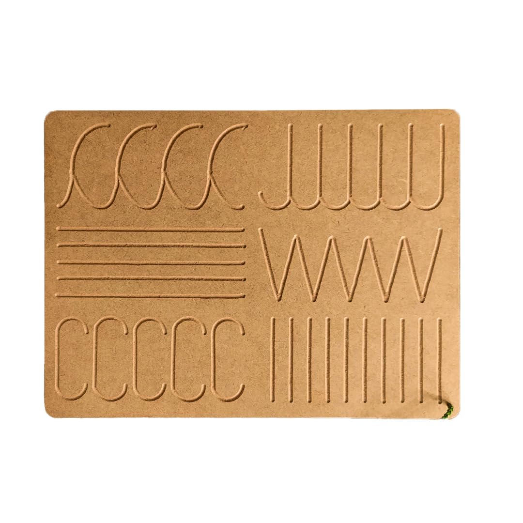 Baby Line Patterns Wooden Tracing Board