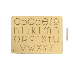 Small abc Wooden Tracing Board for Kids