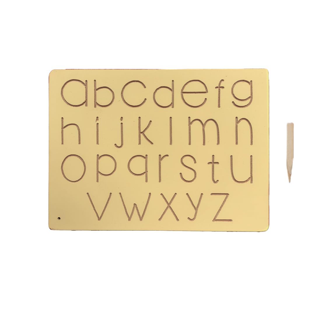 Small abc Wooden Tracing Board for Kids